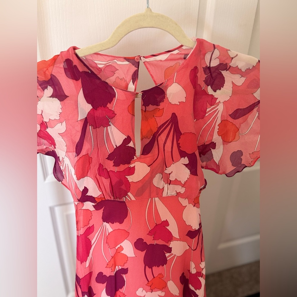 MASSIMO DUTTI SIZE 2 MAXI DRESS 100% Viscose / premium fabric quality - Picture 8 of 10